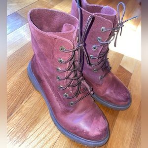 Maroon Timberlands